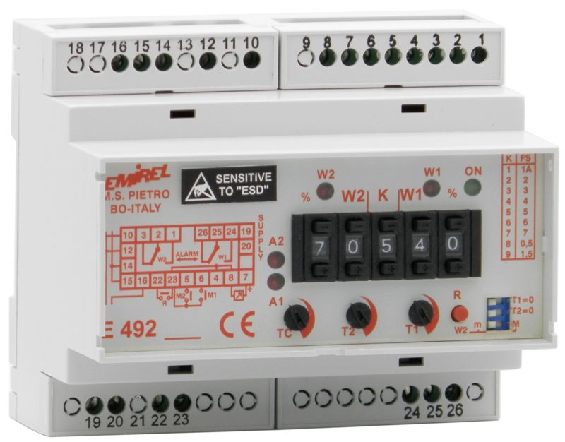 Wattmeter relay E492 N Emirel 