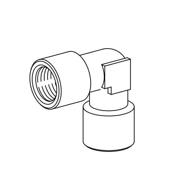 Elbow Adaptor 201M-1/2 AVS Romer / Roemer 252012