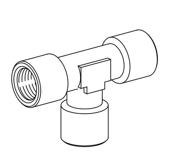 T-piece 200M-1/8 AVS Romer / Roemer 252153