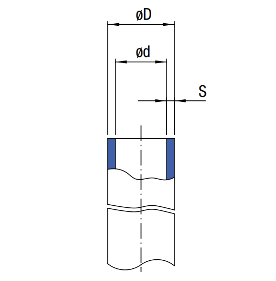 Tube PFA-8/6-natural AVS Romer / Roemer 296008