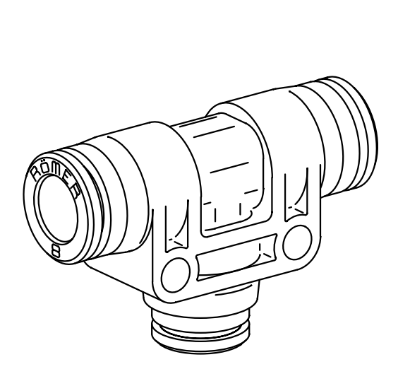 T-connector 954P-8 AVS Romer / Roemer 347512