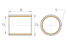 Sleeve  INA / Schaeffler EGB2430-E40