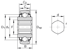   INA / Schaeffler SKE17-204-KRR-B