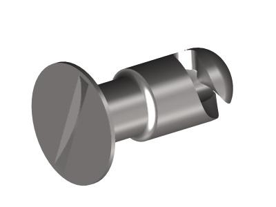 Quarter-Turn Fastener D4-FJ3-25SS SOUTHCO 