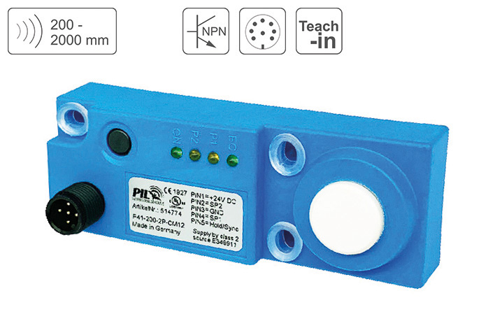 Ultrasonic Distance Sensor  PIL Sensoren P41-200-2N-CM12