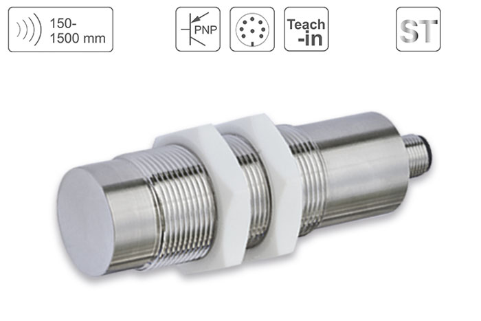 Ultrasonic Distance Sensor  PIL Sensoren P53-150-M30-PNO-CM12