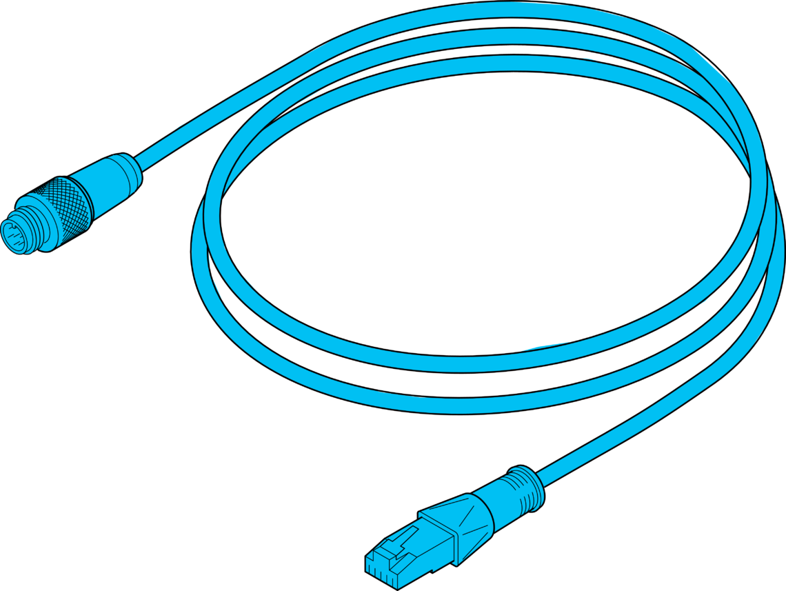 Cable VKHM-Z-20/RJ45 Di-Soric 207784