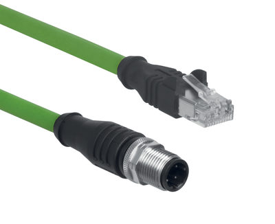 Pre-wired cable AIE-S4P-M12 Schmersal 