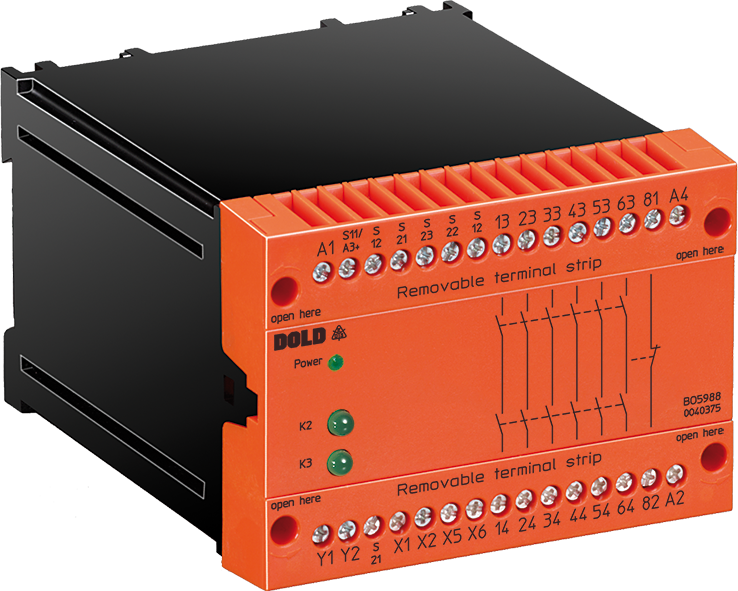 Emergency stop module BO5988.61/024/61 DC24V+AC230V DOLD 0048696