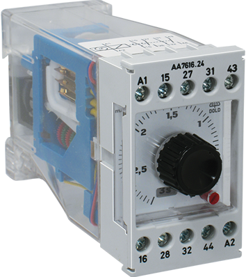 Delay timer AA7616.24 AC50/60HZ 100V 0,15-1000S DOLD 0016308