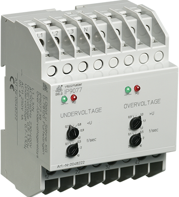 Voltage Relay IP9077.39 3/N AC400/230V 0,1-20S DOLD 0048222