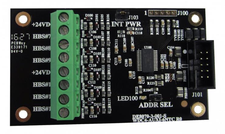 Expansion Board WDC4-AUXI-6NTC 4B Braime 