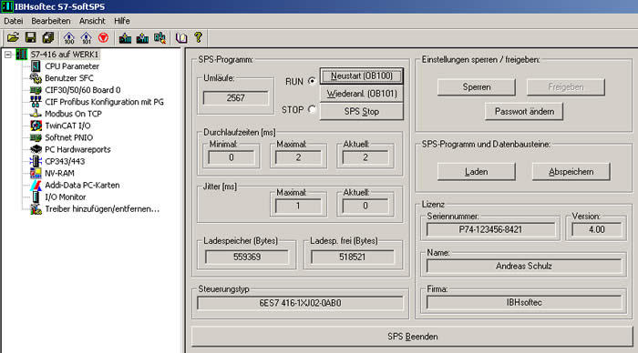  SoftPLC S7-315 IBH Softec 1300