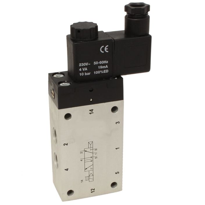 5/2 way solenoid valve  END-Armaturen WGS-PV-PD-230AC