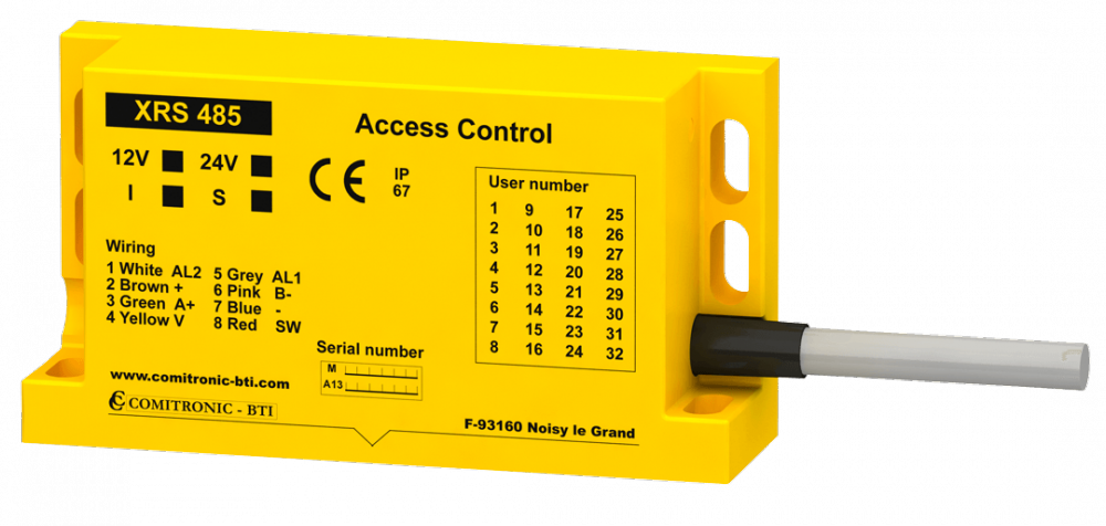 Card key XRS485 COMITRONIC-BTI 